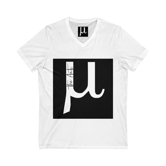 Artistic V-Neck Tee - The Artist, Unisex Jersey Tee, Casual Style Tee, Gift for Artists, Comfortable Everyday Shirt