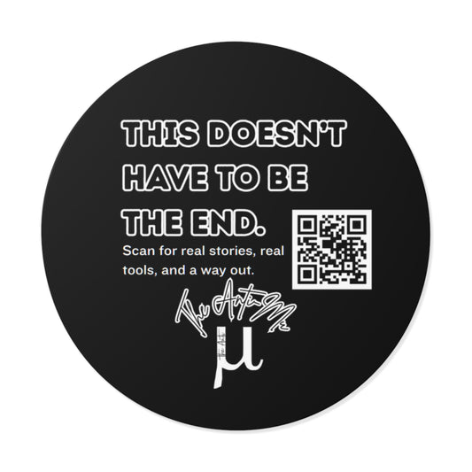 QR Code Vinyl Sticker